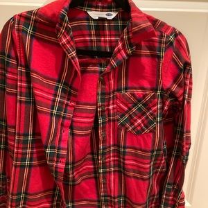 Red Flannel Button Up